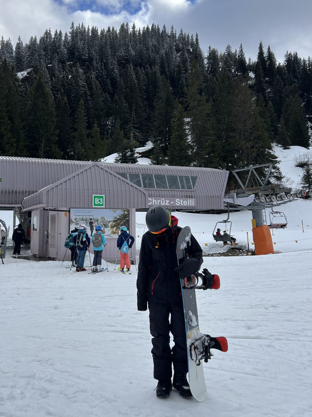🇨🇭스위스에서 스키타기 ⛷️