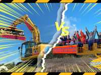Digger fun at digger land Durham 