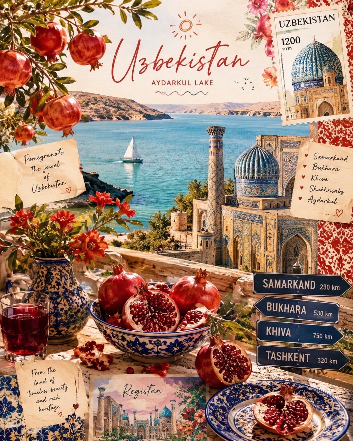 🇺🇿 UZBEKISTAN — THE HIDDEN FAIRYTALE OF THE SILK ROAD ✨🕌