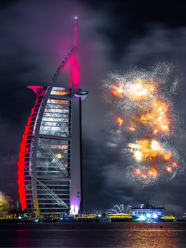 Magnificent Fireworks in Dubai!!!