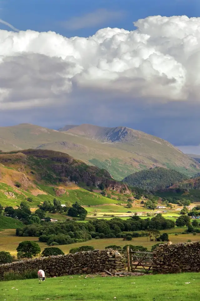 Lake District National Park in the UK