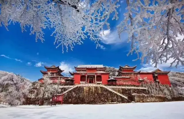 永州雙牌陽明山｜霧淞美如仙境，雲霧繚繞間散發出神秘而寧靜