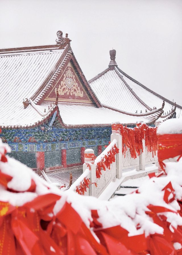 在合肥,總要去開福寺看一場初雪吧 在合肥,總要去開福寺看一場初雪吧