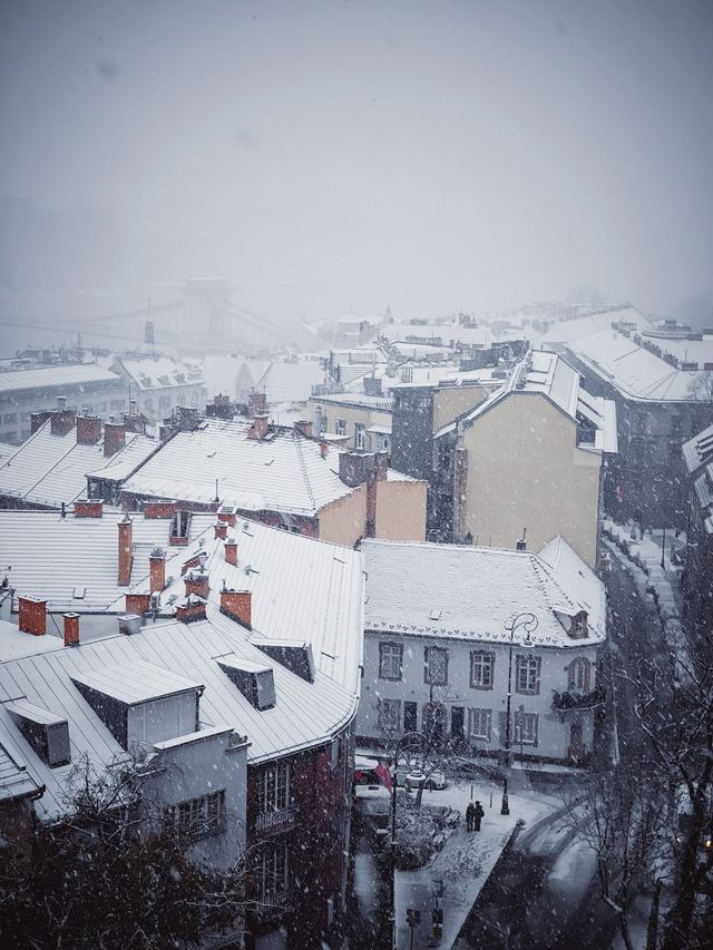 布達佩斯初雪