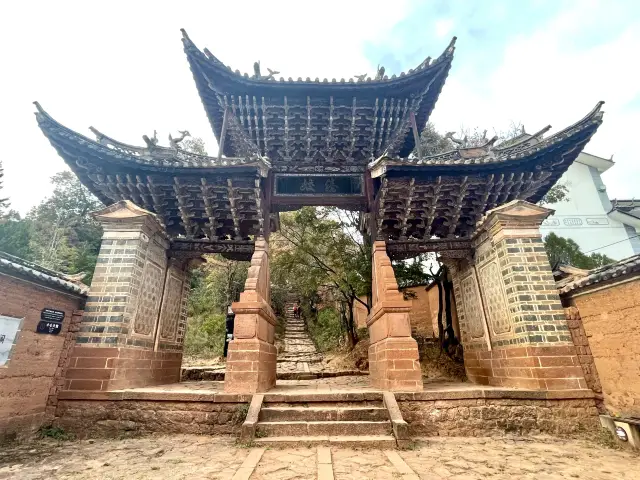 The ancient village of Nuodeng, which is rated as a national key cultural relics protection unit as a whole