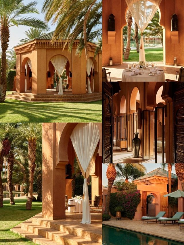 摩洛哥Amanjena Resort沙漠城堡