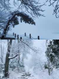 庐山雪景美如畫