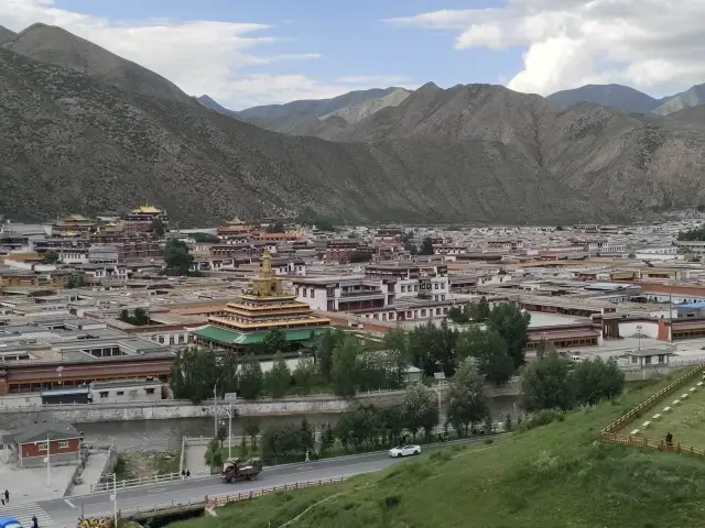 Overlooking Labrang Monastery