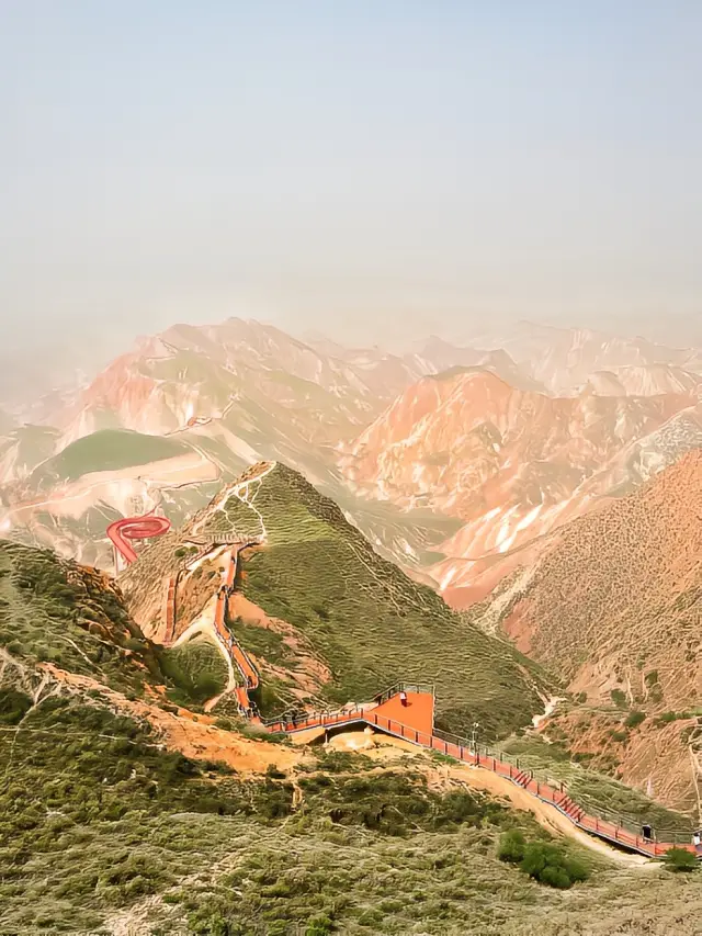 The Flaming Mountains from Journey to the West | Ink Danxia