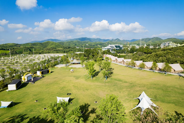 安吉新晉小眾露營基地。
吉宿·喵吉客音樂營地