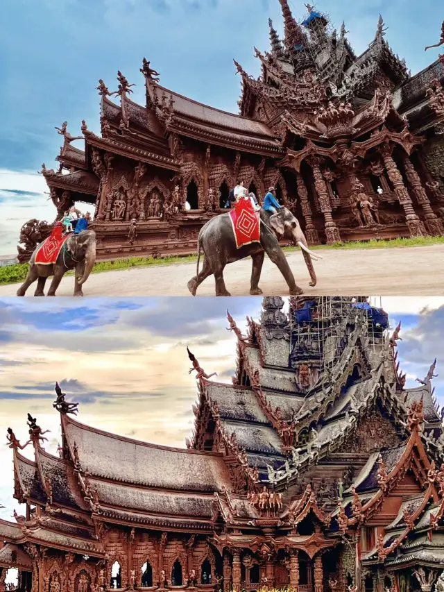 探索泰國真理寺：一場木雕與海洋的奇幻之旅。