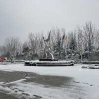 First snow of 2024 in yantai,North China