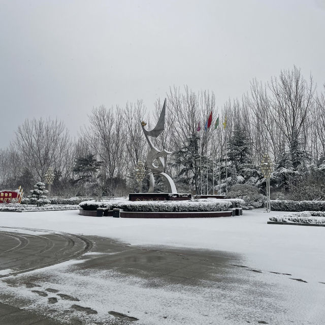 First snow of 2024 in yantai,North China