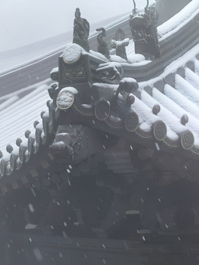 徑山寺觀雪