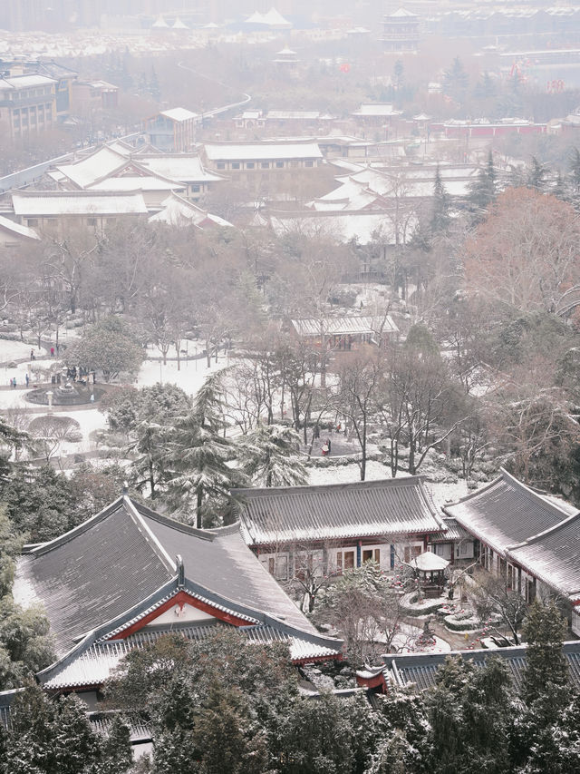 有多少人在等一場西安的大雪，雪落滿長安～