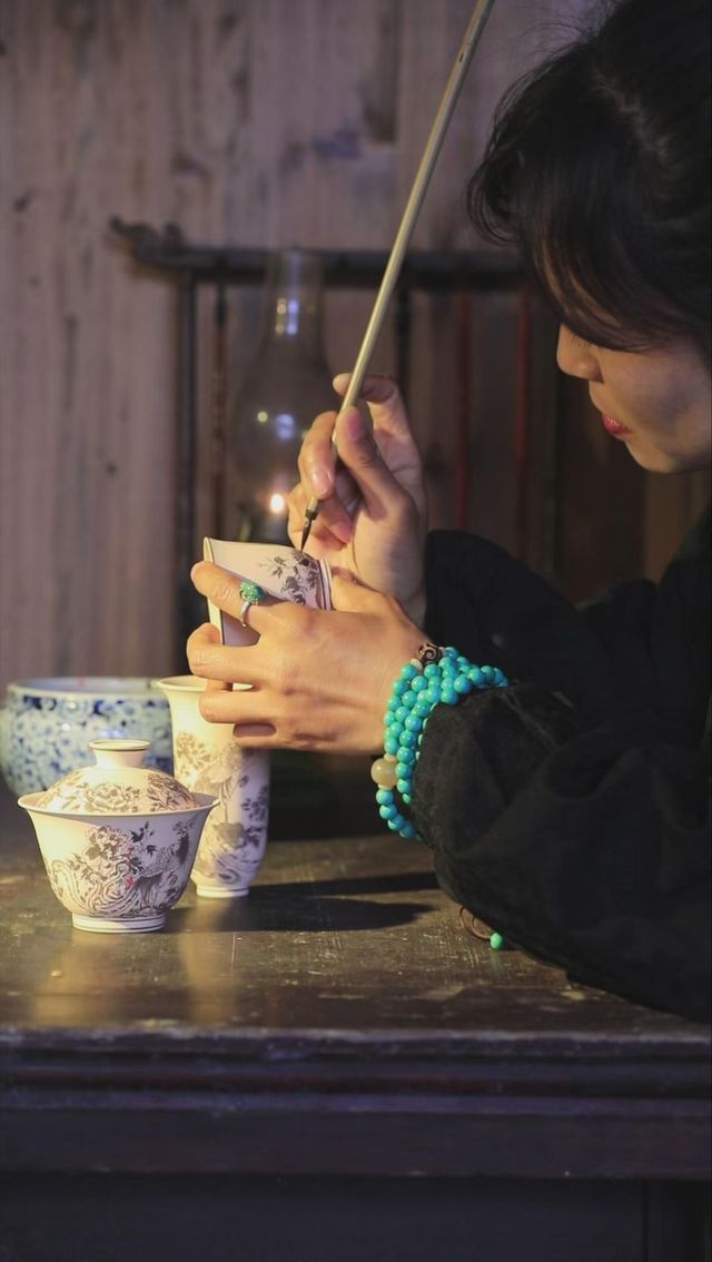 徽派風情民宿，花園魚池間的親子陶藝時光