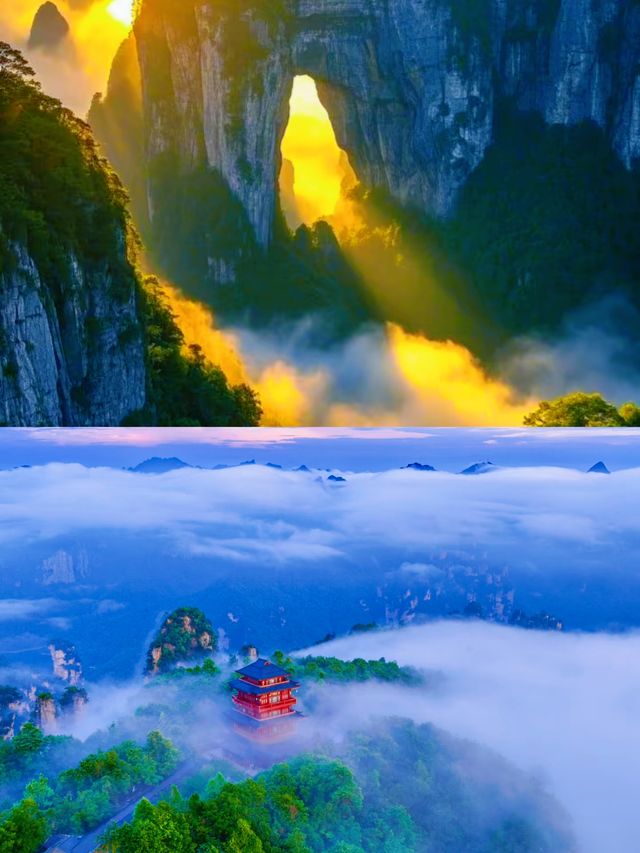 張家界旅遊文案及攻略：仙境之旅，邂逅奇峰異石