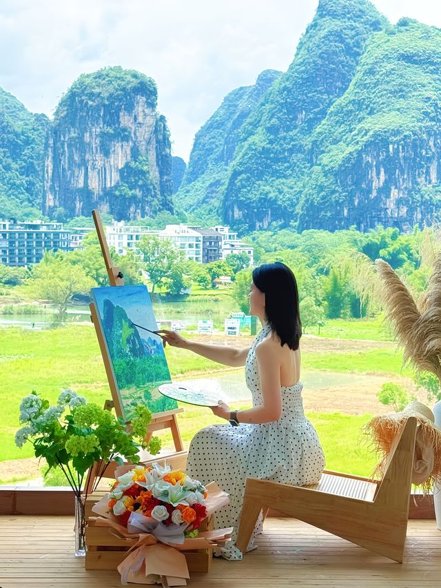 為咗呢扇窗，我專程從北京飛嚟陽朔！