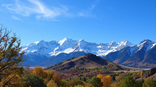 祁連山秋日絕美風景 祁連山秋日絕美風景