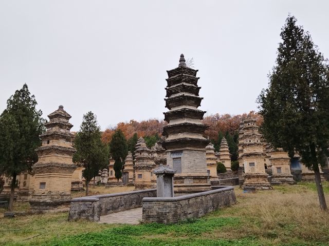 嵩山雨霧,塔影奇觀 嵩山雨霧,塔影奇觀