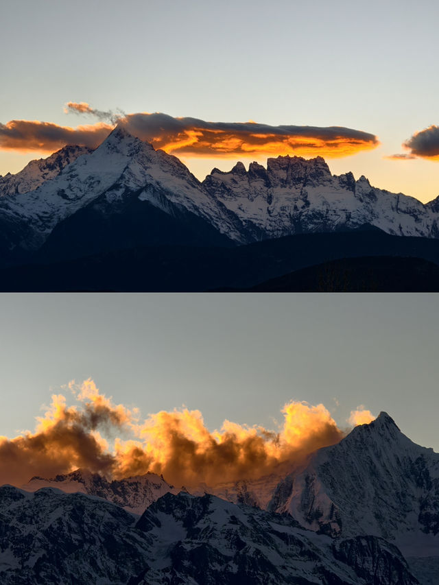 在梅里雪山腳下,等一場沒有盡頭的日落。 在梅里雪山腳下,等一場沒有盡頭的日落。