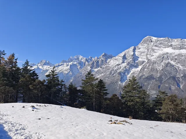 自駕玉龍雪山 牦牛坪藍月谷冰川公園攻略