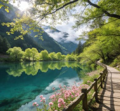 【구채구 봄철 트레킹｜현실판 오즈의 마법사 속으로】