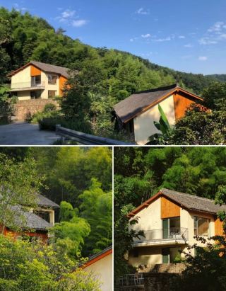 山間の棚田に囲まれた森の山居、大楽之野・桐庐に泊まる