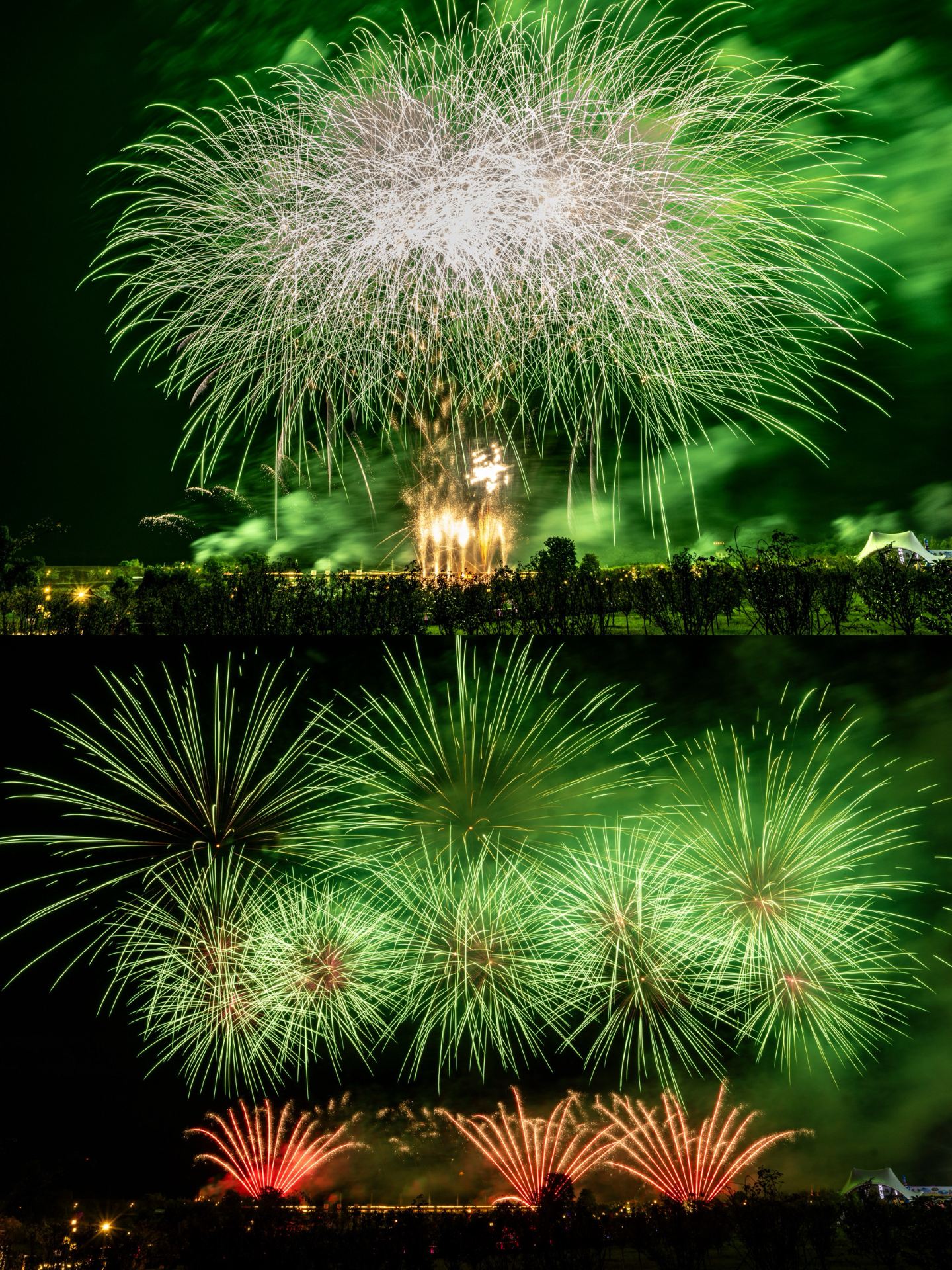 Jiayu Lianjianghu Chuange Island | Large fireworks show for National Day and Mid-Autumn Festival