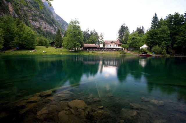 瑞士Blausee Natural Park (藍湖自然公園)