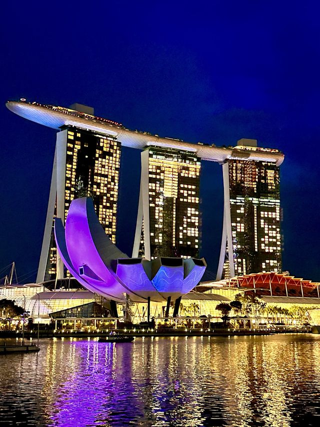 Singapore after sunset