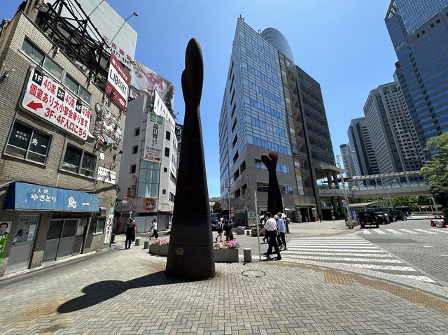 東京・品川。品川駅港南口に広がる公園『港南ふれあい広場』