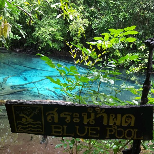 สระน้ำผุด : Blue Pool 