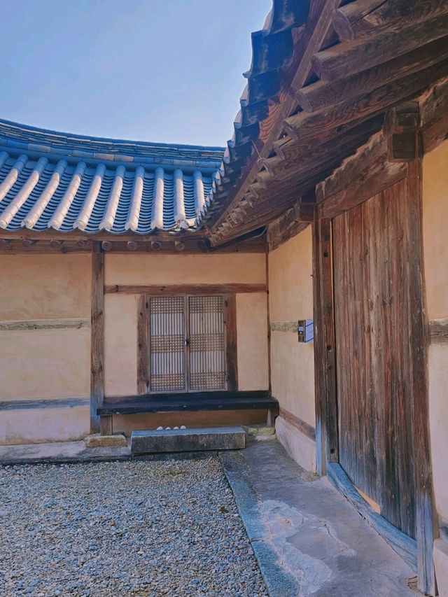 경상도에 있는 전통 한옥마을