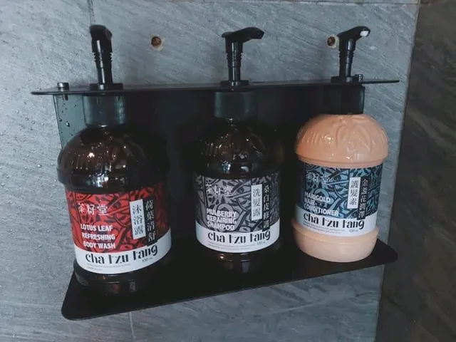 ［新光傑仕堡有氧酒店］享受碳酸泉，茶籽堂洗護髮乳很高級！