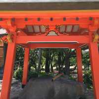 山王公園内にある神社【日吉神社】