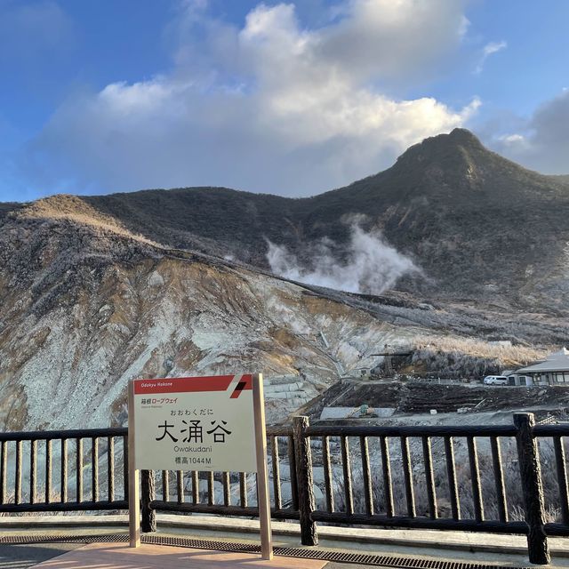 【箱根観光】大迫力な大涌谷🗻