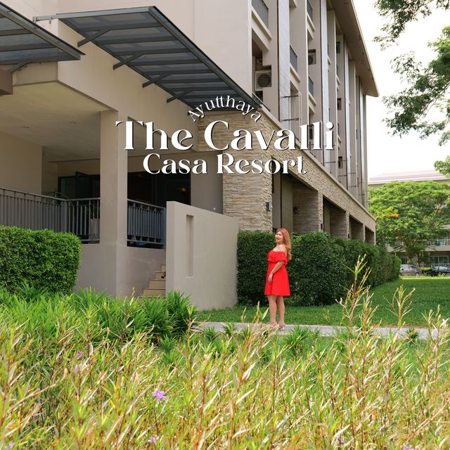 The Cavalli Casa Resort อยุธยา บรรยากาศร่มรื่น