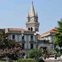 Messina, a harbor city in Sicily.