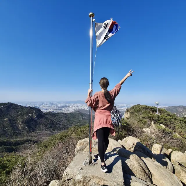 인생샷 찍고온 관악산 국기봉,,, 뷰가 너무 예쁜곳♥