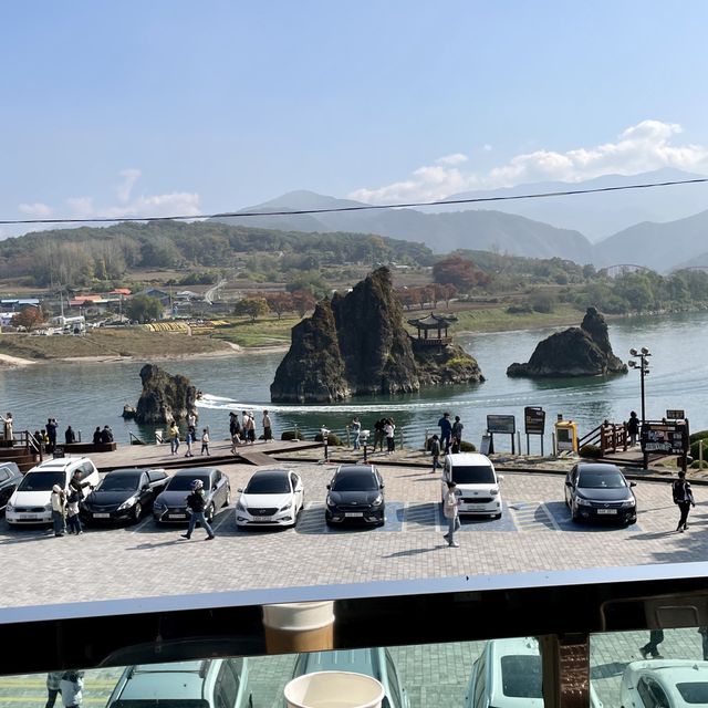 ⛰️도담삼봉이 한눈에 보이는 카페 마마코코☕️🍁