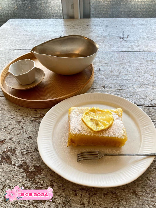 【福岡カフェ】レモンがドンッ！とってもさっぱりなケーキ