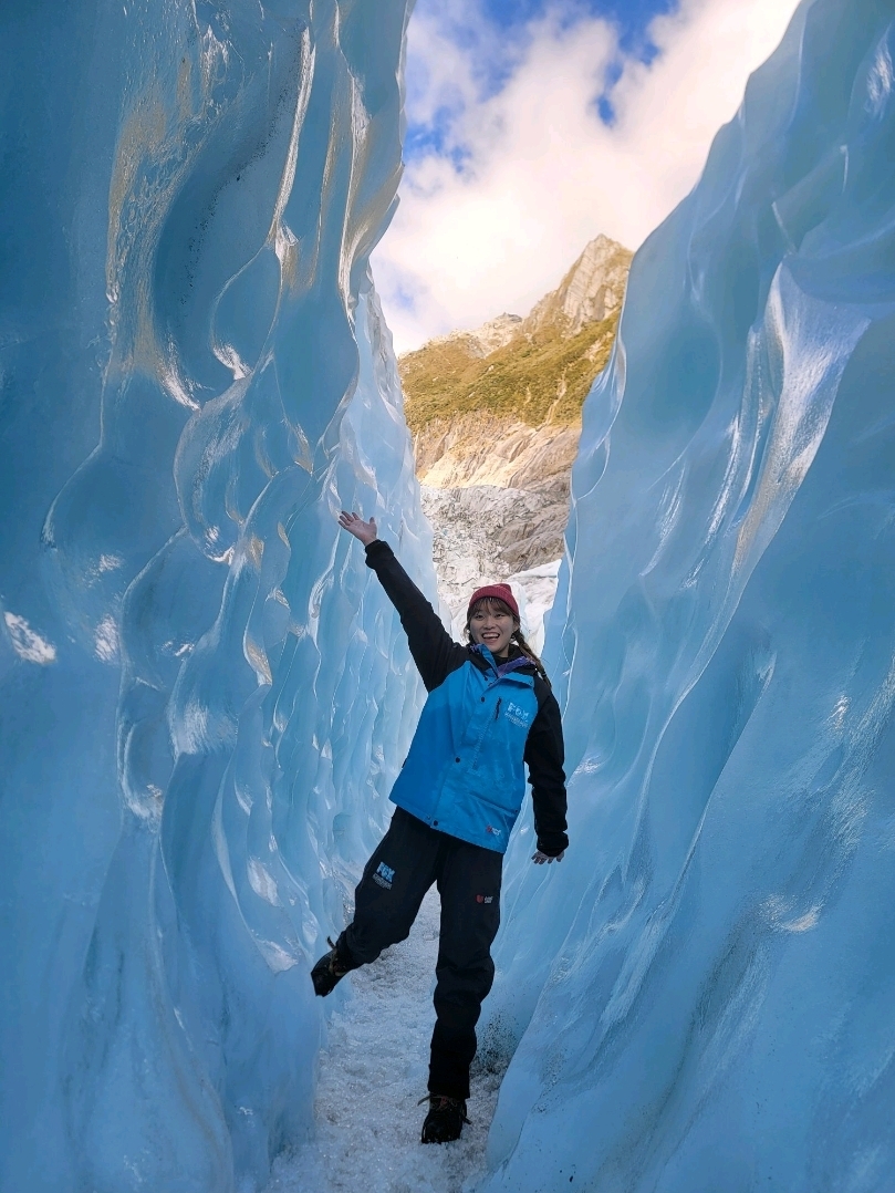 Helicopter glacier hiking🇳🇿 New Zealand South Island must experience in life!!
