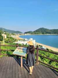 수영하기 좋은 고운모래 해변 구조라해수욕장🏖