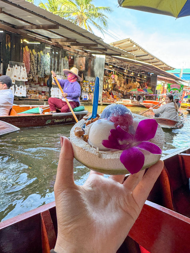 【タイ🇹🇭】初めてのタイ旅行におすすめ！ダムヌン・サドゥアック水上マーケットに行ってきました！