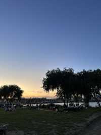 🇰🇷 最適合野餐的首爾漢江公園 🍘 日落美景 🌅