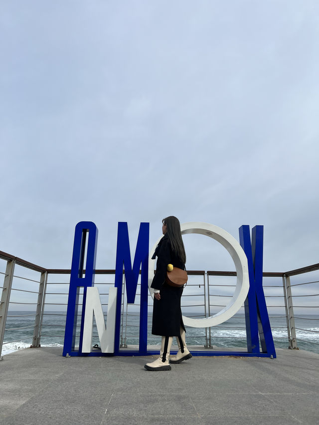 강릉 바다가 예쁜 안목해변