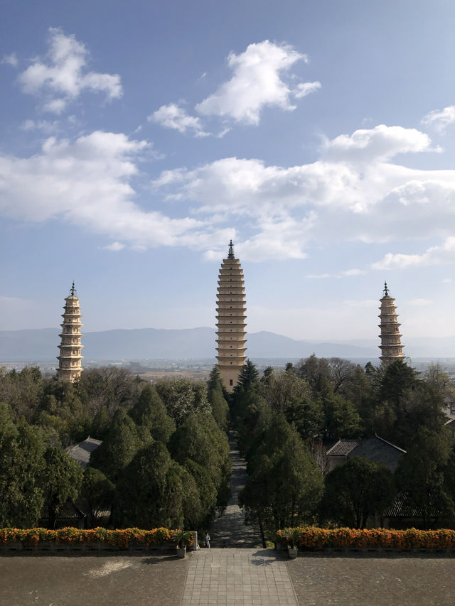 Iconic Three Pagodas in Dali, Yunnan 🇨🇳