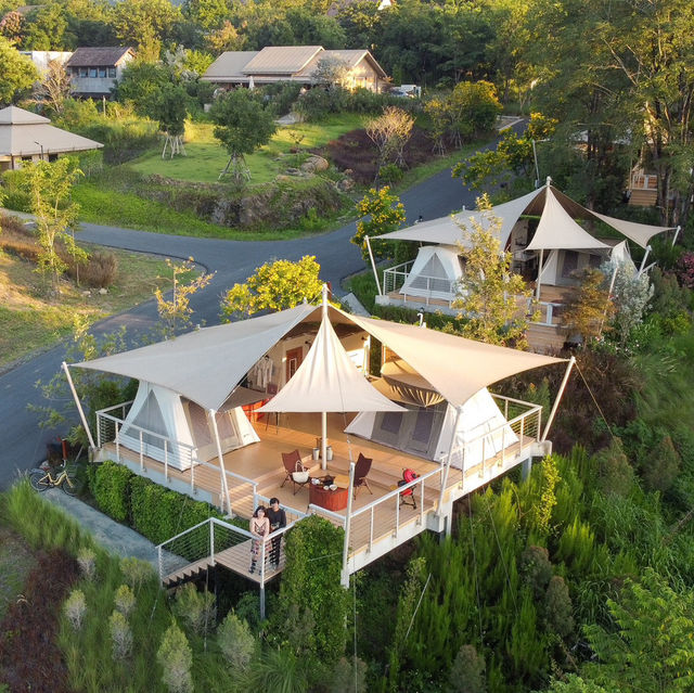 ⛺️✨นอนเต็นท์ติดแกลมที่เขาใหญ่ 🌳Marasca Khaoyai