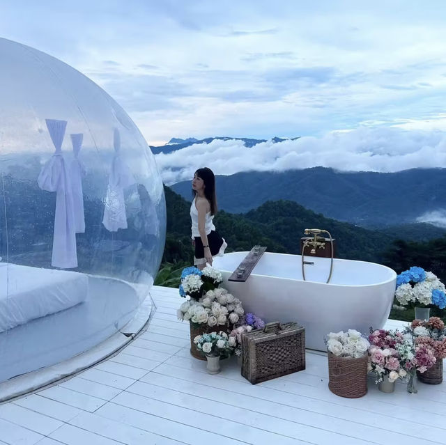 ที่พักเปิดใหม่ ในเชียงใหม่ The Cloud ม่อนเงาะ